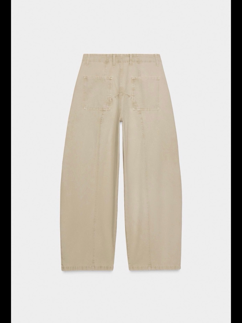 Zara ZW Collection women’s barrel cargo pants - Picture 12 of 12
